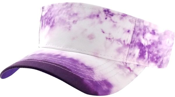 PB257 [PURPLE] TIE DYE SUN VISOR Cheap